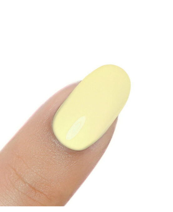 nail art unghie ricostruzione giallo pastello