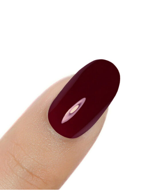 nail art unghie semipermanenti rosso bordeaux la femme