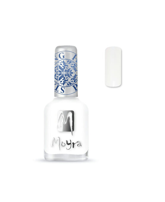 stamping nail polish bianco nail