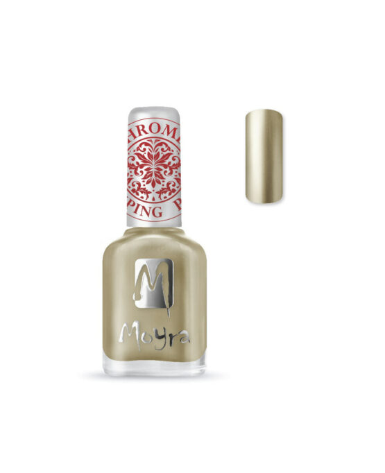 stamping nail polish smalto chrome gold oro 24