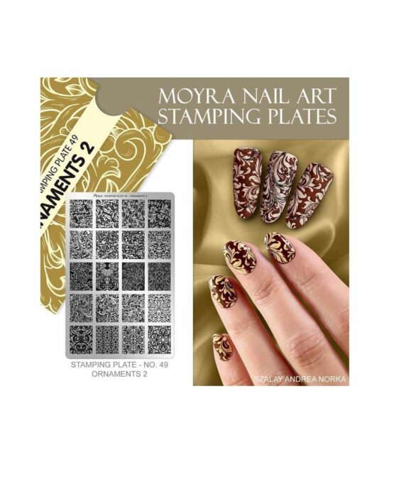 nail art ornamentale stamping moyra