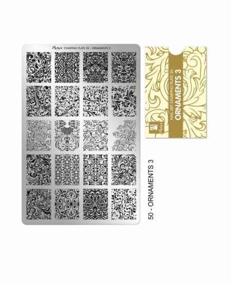 stamping unghie piastra 50-ornaments 3 moyra