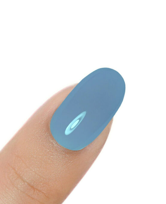 smalto semipermanente blu jeans unghia nail art