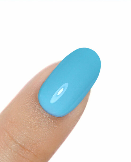 unghia nail art azzurro coprente H259