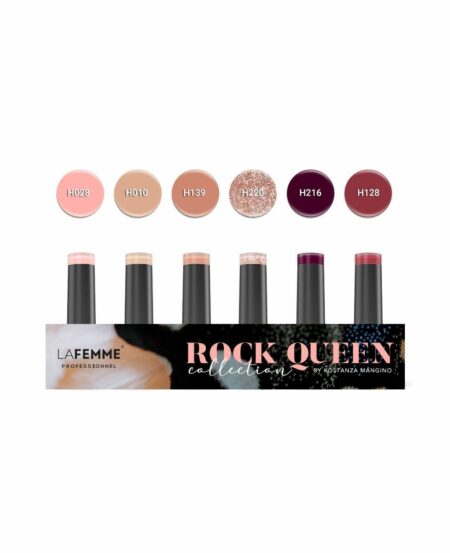 kappanailsdesigner kostanza kit collezione colore unghie -rock queen collection