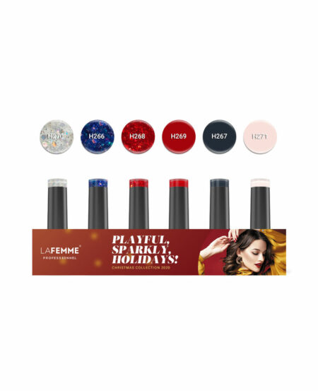 kit collezione colori semipermanenti natale 2020 LA FEMME