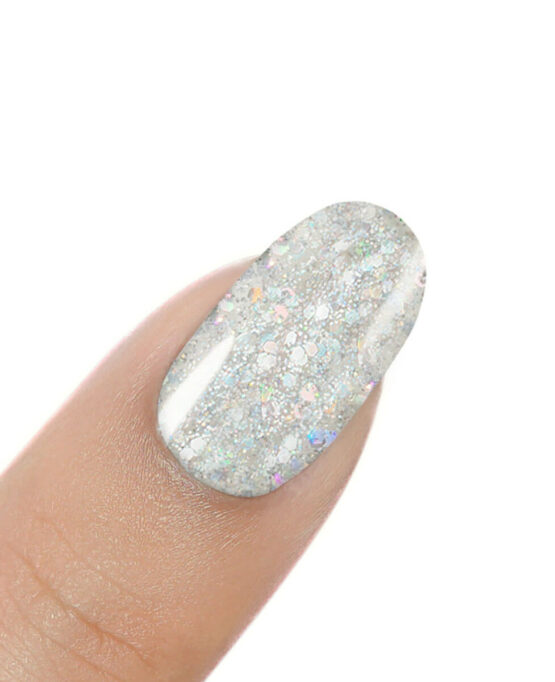 H270 semipermanente glitter holo natale