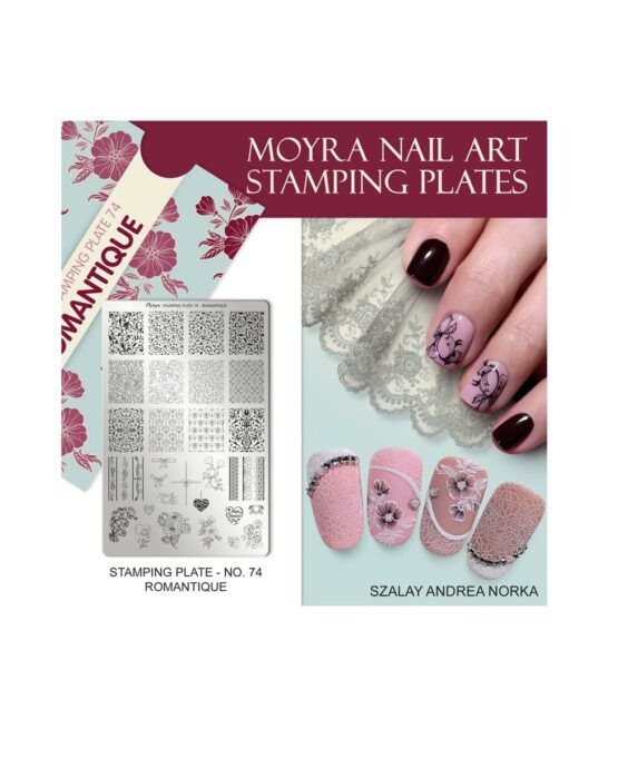 decorazione stamping san valentino cuori moyra 74 romantique