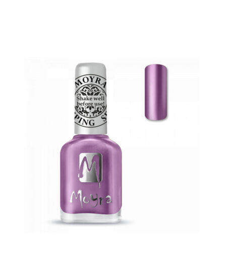 smalto chrome viola nail art stamping 28