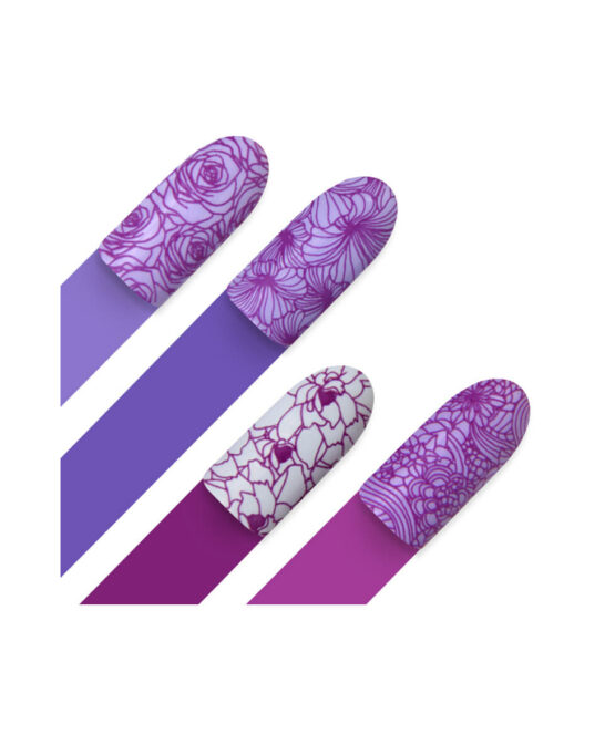 unghie nail art con fiori_Florality1