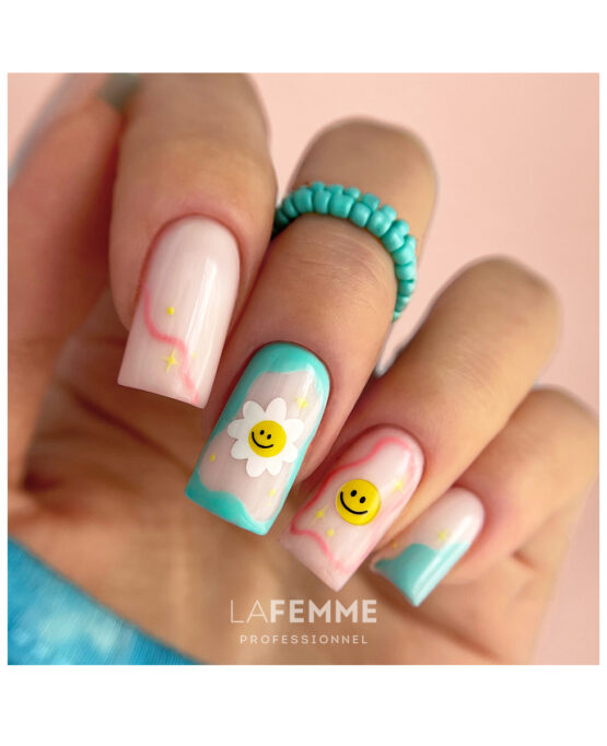 funny nailart - spring