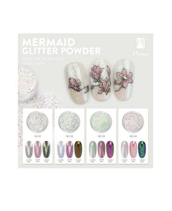 Mermaid Glitter Powder Moyra - Polvere Glitter Effetto Sirena