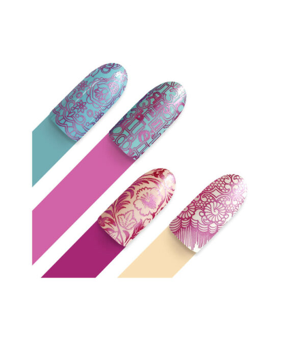 Nail Art Unghie Viaggio Tema Mosca - Piastra 47 Russian Stamping