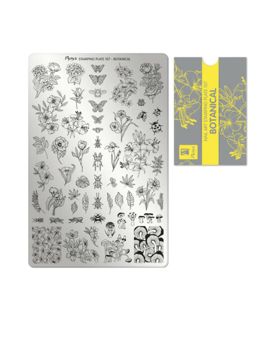 Piastra per Stamping 107 Moyra Botanical