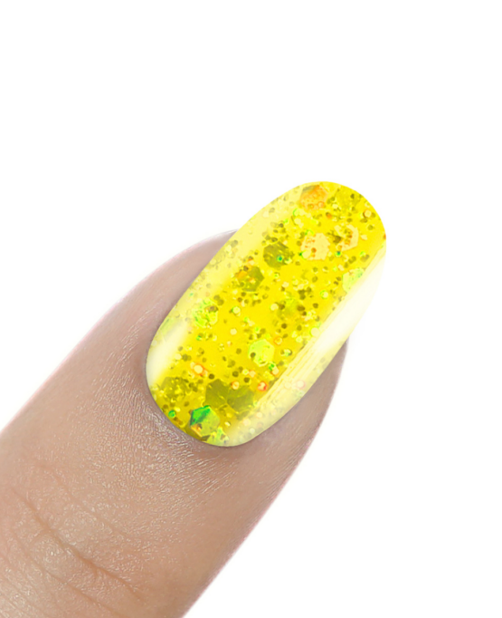 Semipermanente Giallo Glitter Estivo