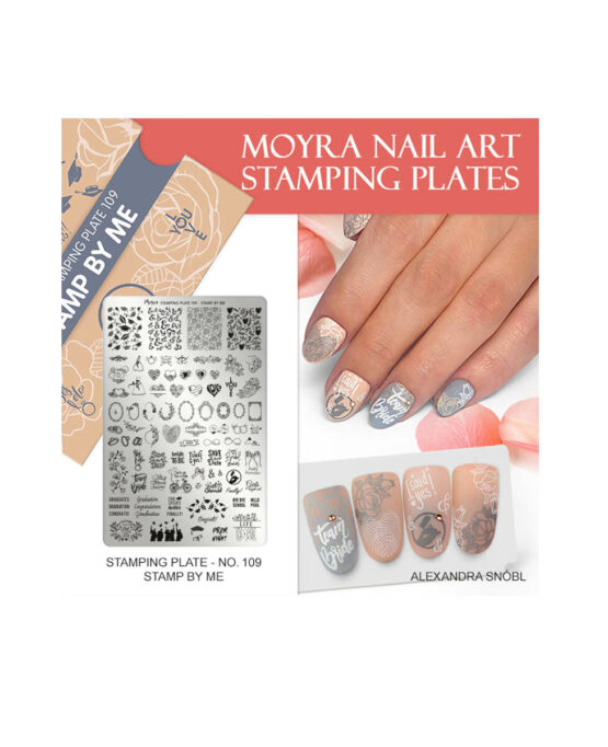 Piastra per Stamping 109 Stamp By Me - Moyra