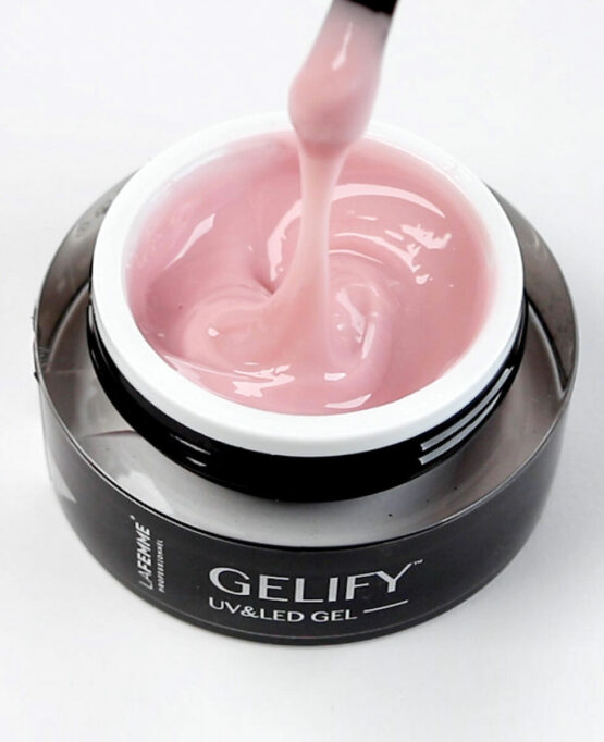 Gel per Unghie Trifasico Tissotropico Rosa Lattiginoso - La Femme Gelify