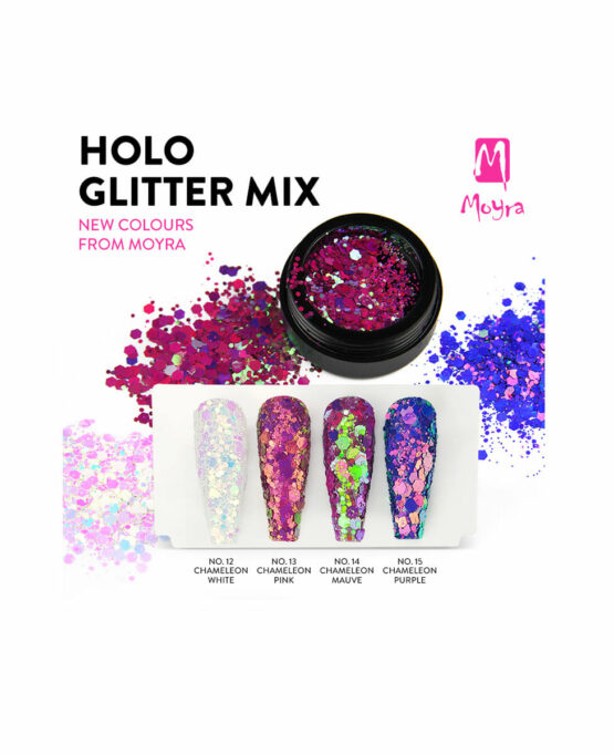 Holo Glitter Moyra Mix Nail Art