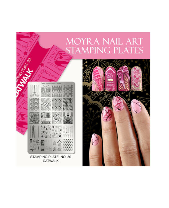 Idee Unghie Nail Art Piastra Moyra Catwalk 30