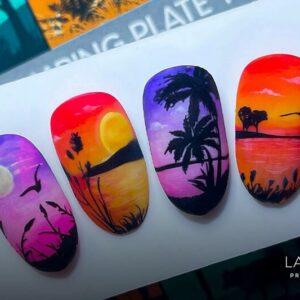 Nail Art Tramonto - Unghie Estate - Idee