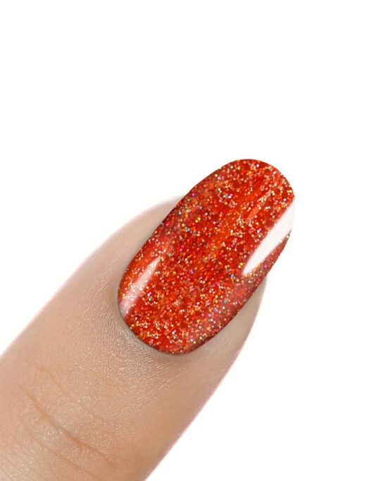 Exotic Glow Sermipermanente Smalto Arancio Scuro Glitter La Femme 285