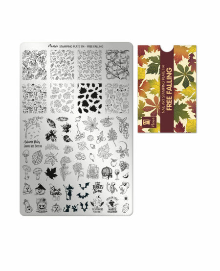 MOPSTMX114 Piastra per Stampin 114 Free Falling Moyra - Autunno