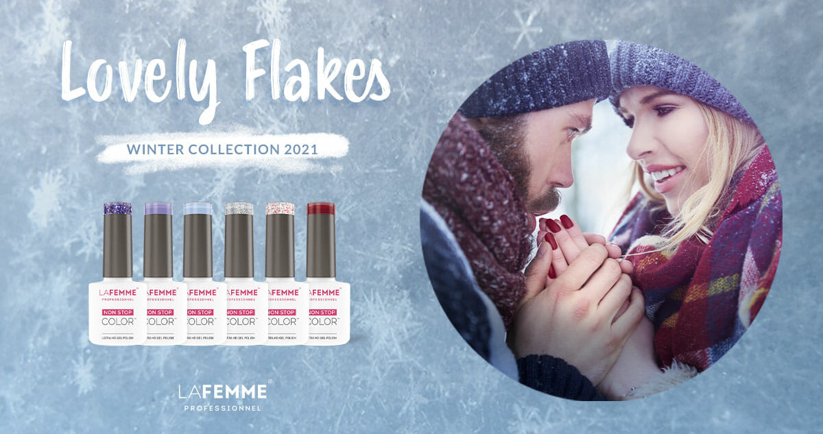 Smalti Semipermanenti Inverno 2021 Lovely Flakes La Femme