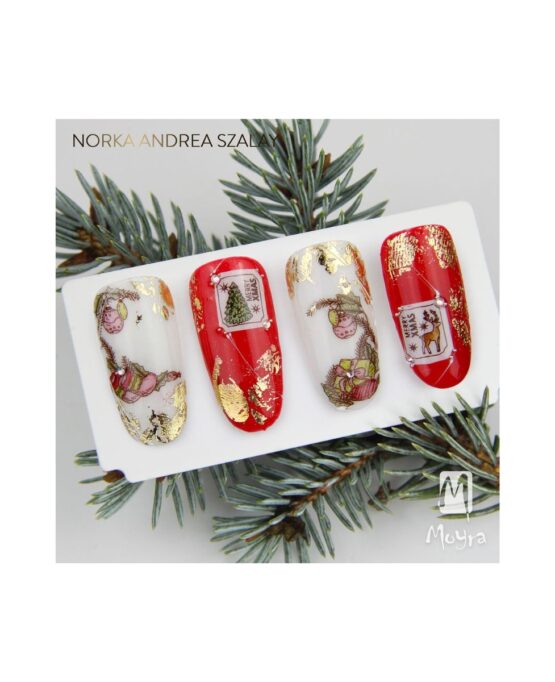 MOPSTMX137 Winterfest Stamping Nail Art Christmas