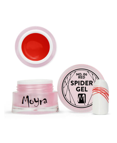 Spider Gelo Moira Rosso Red Nail Art Decorazioni Unghie Natale