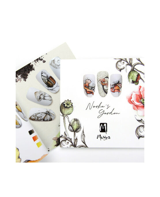 Libro idee per Nail Art Moyra Stamping - Norka's Garden