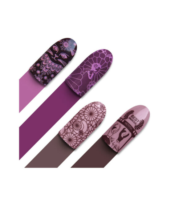 Rivalda Piastra Moyra 33 Idee stamping Unghie Carnevale Gatto Ballerina Eleganti Nail Art