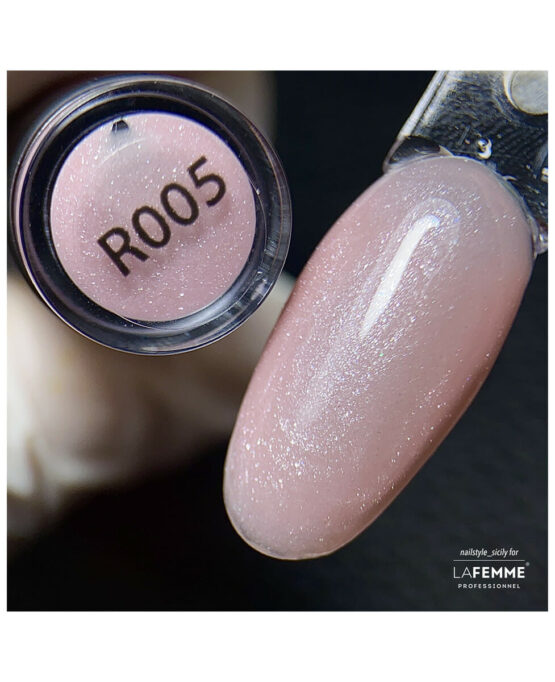 Base Rubber R005 glitter pink