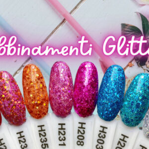 Smalto semipermanente glitter idee abbinamenti outfit colori