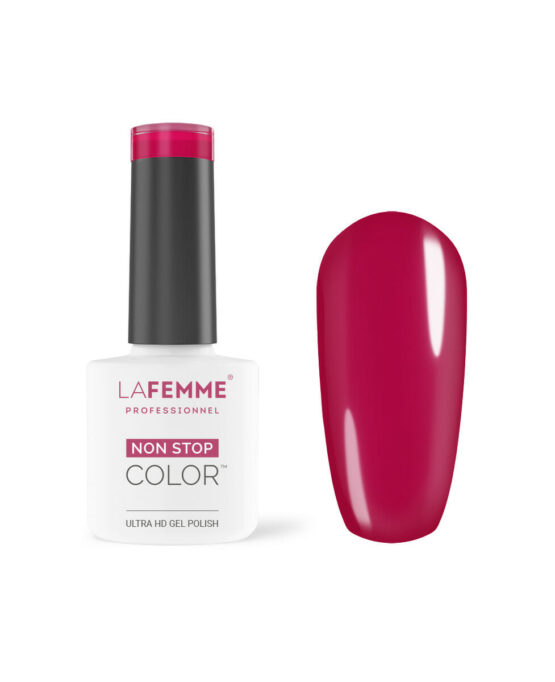 Gel color unghie rosso melograno - H309 La Femme Nails