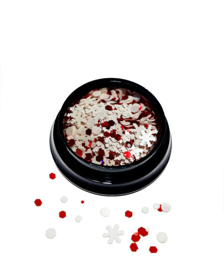 Snow Flakes Santa Claus Rosso Bianco