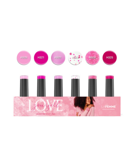 Kit smalti semipermanenti rosa - San Valentino La Femme