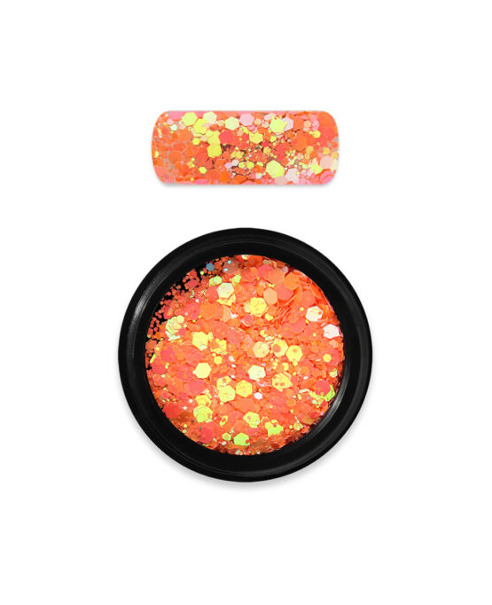 Holo Glitter Mix N.22 - Chameleon Light Orange