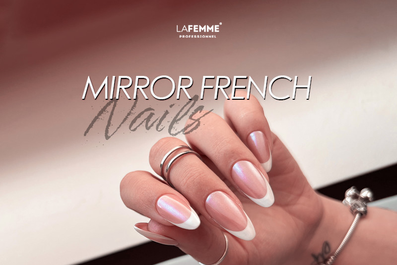 Chrome Mirror French – Tutorial Unghie