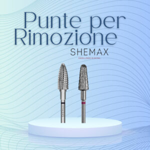 Copertina Blog Punte Fresa per Rimozione Shemax Semipermanente Gel Acrygel Acrilico