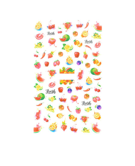 Sticker - Squeeze the Day - manicure nailart frutta anguria ciliegia frutta estate mare