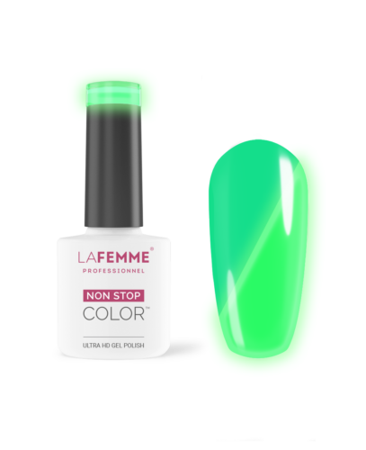 smalto semipermanente fluorescente verde glow in the dark