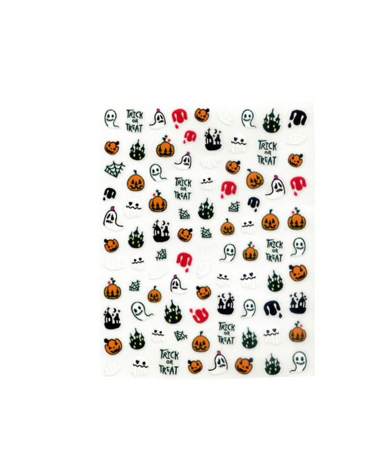 Decorazioni sticker halloween per unghie