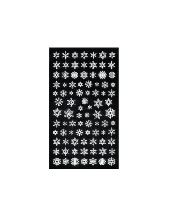 Sticker di Natale 3D - Fiocchi di neve - Winter Wonderland