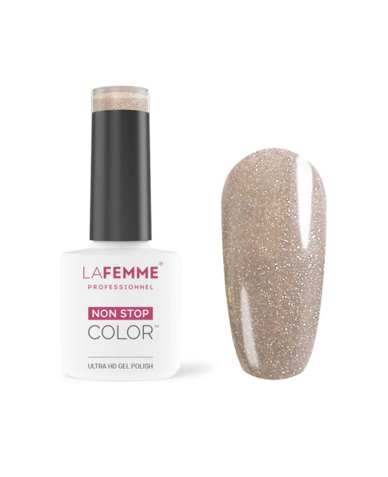 Smalto Semipermanente beige Glitter LaFemme