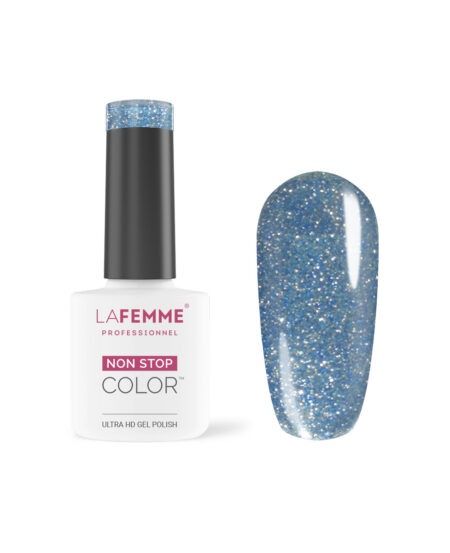 Smalto Semipermanente azzurro Glitter LaFemme