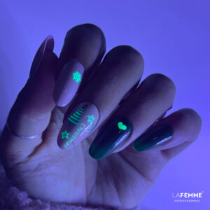 Nail Art per Natale - Sticker per Unghie Fluorescenti