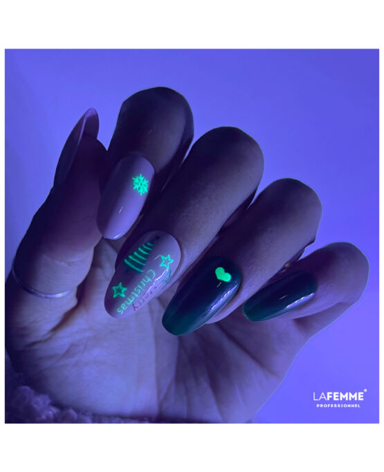 Nailart Fluo Christmas