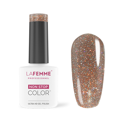 z019-marrone-glitter- Let It Glow - La Femme Xmas Collection 2023