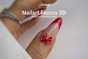 tutorial nailart con fiocco 3D