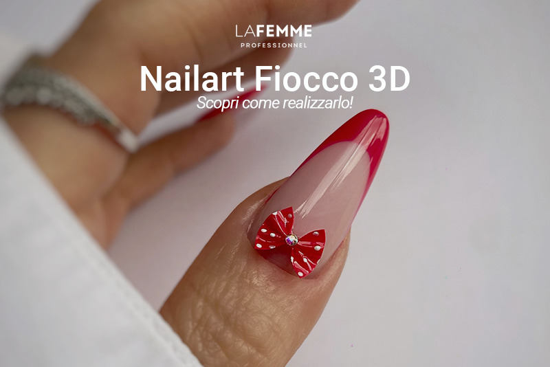 Nail Art Tutorial Fiocco con Smalto Semipermanente